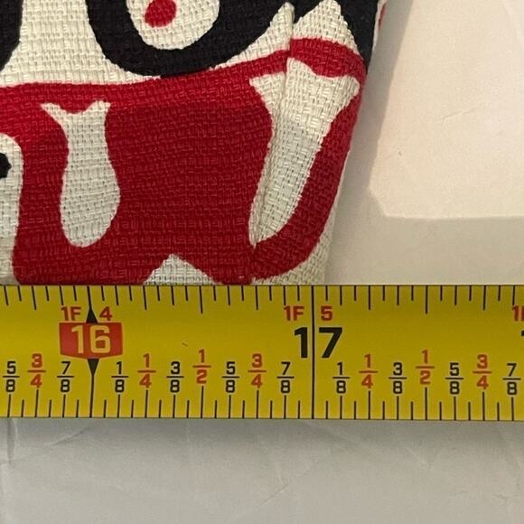 Talbots Red & Black Bold Print Career Office Feminine Skirt NWOT Size 10P - Picture 10 of 11